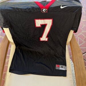 Nike UGA Black and Red Men's Jersey